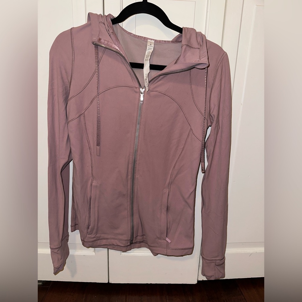 Blush Lululemon Nulu Hooded Define Jacket Sz 8